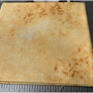 Marbled Cotton Fat Quarter Fabric 18x22" Quilting Sewing Material Yellow